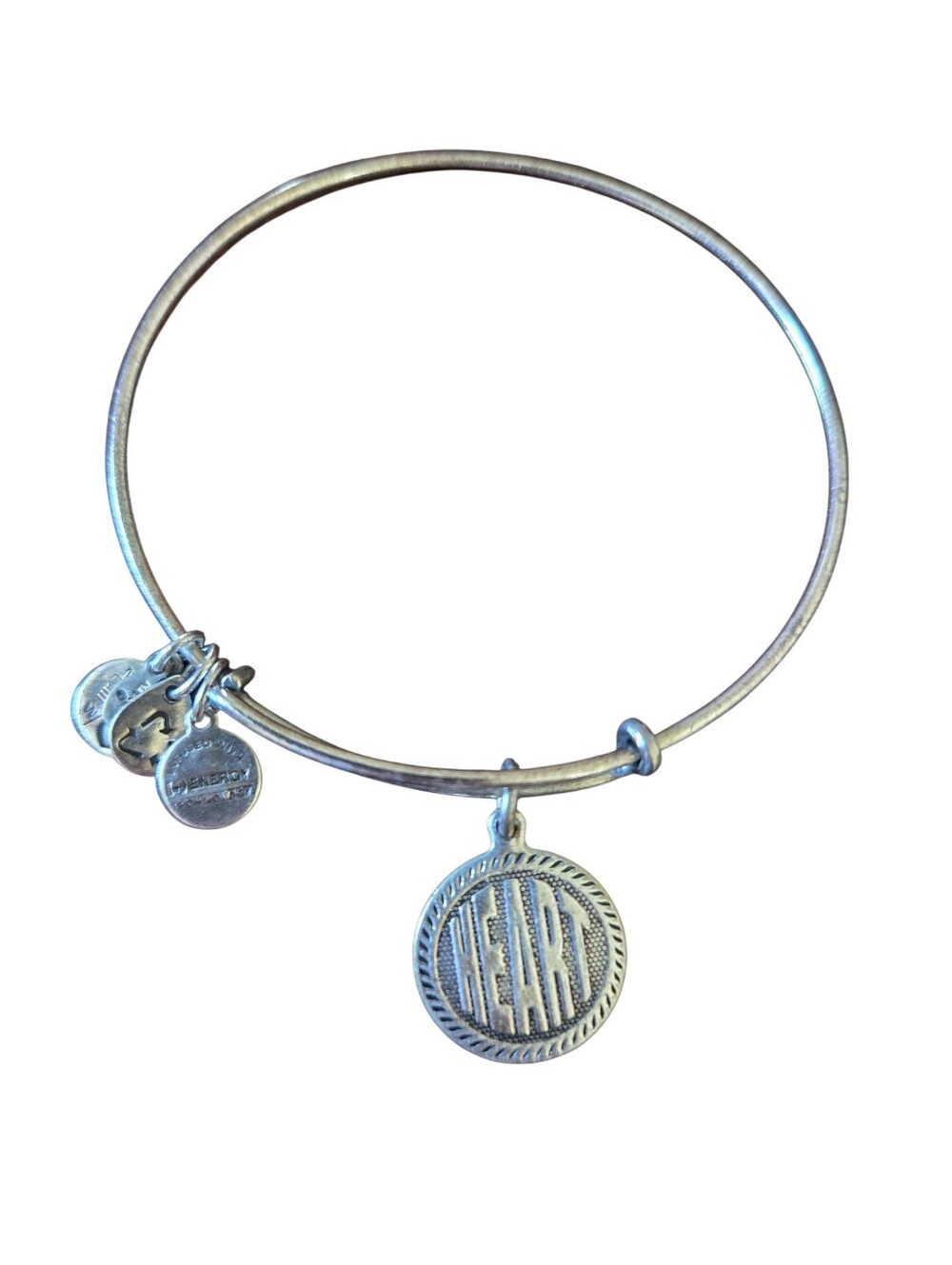 Alex and Ani Heart Silver Toned Bracelet